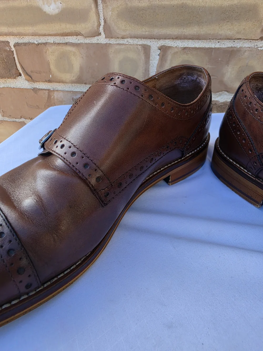 Johnston & Murphy double monk